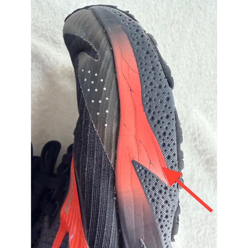 Brooks Adrenaline GTS 24 Running Shoes Womens 8.5M Black Coral DNA Athletic - Picture 11 of 13